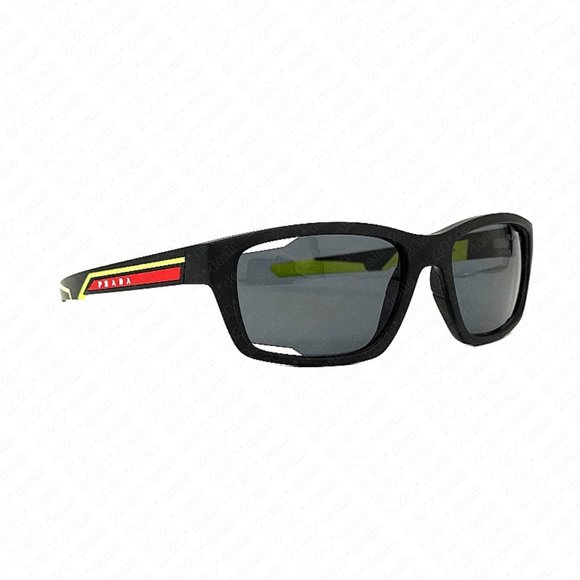 PRADA Linea Rossa PS 04YS 17G02G 57mm Matte Black Sunglasses - Picture 8 of 12